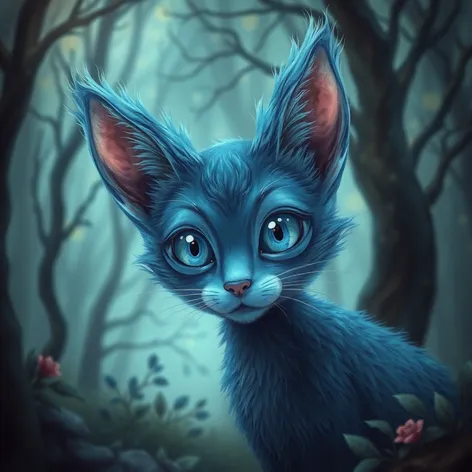 blue cat ears