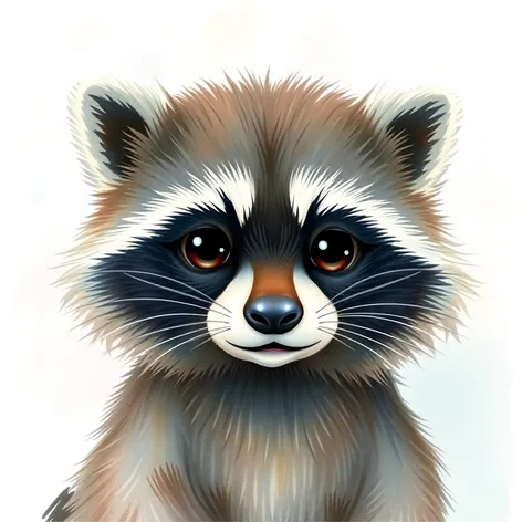 racoon drawing