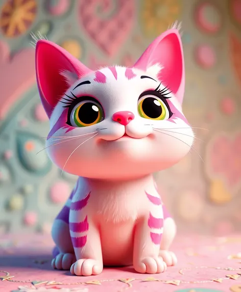 cartoon 3d cat