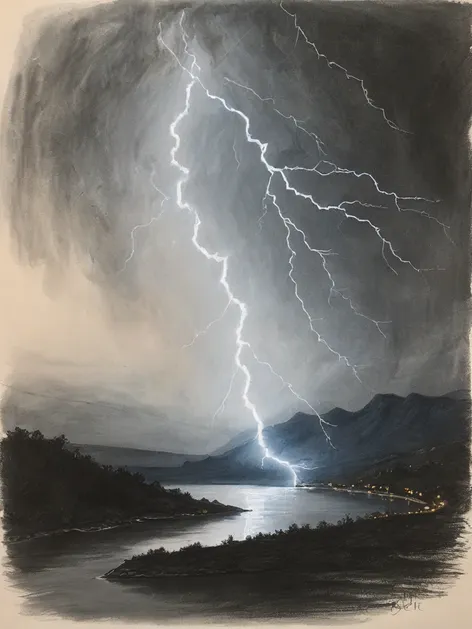 lightning bolt drawing