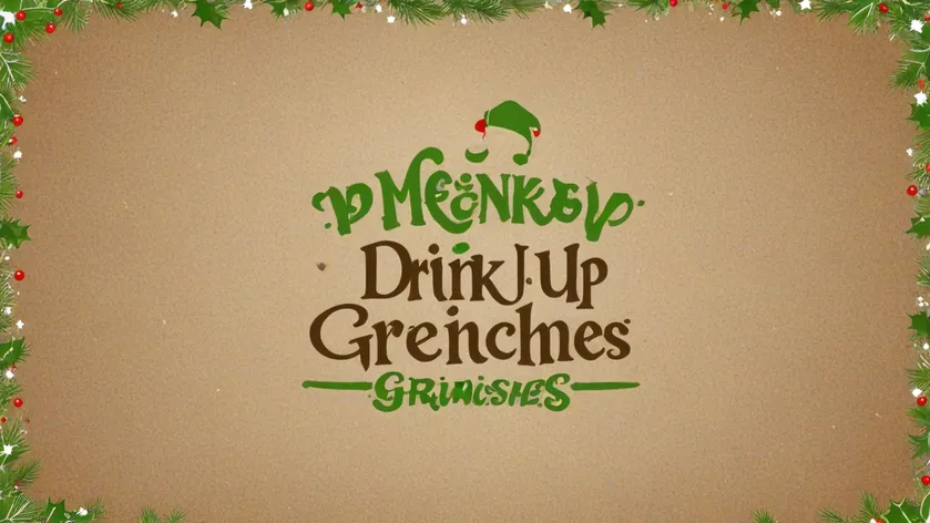 drink up grinches