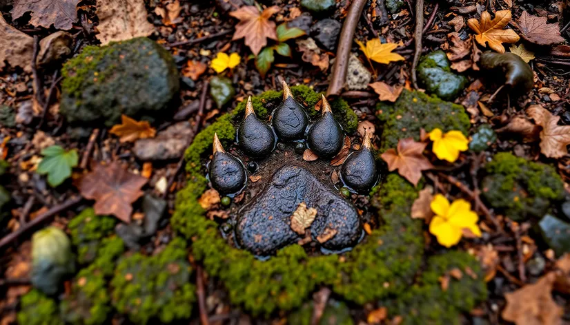 racoon paw print