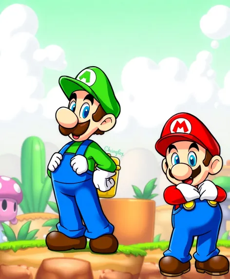 mario and luigi pictures