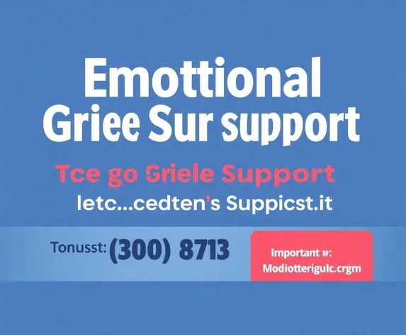 free grief support flyer