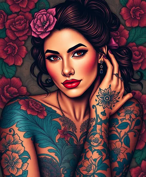 tattoos of women on