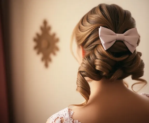 bow in hair hairstyle