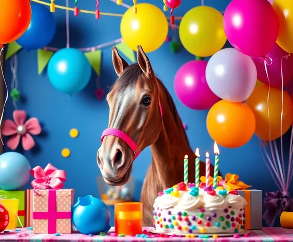 happy birthday horse