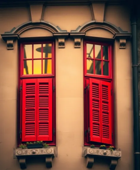 red windows