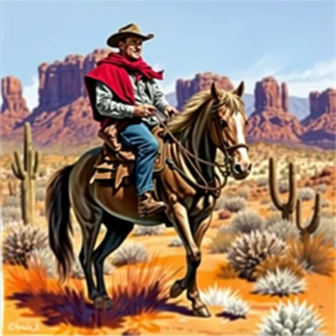 cowboy riding a horse