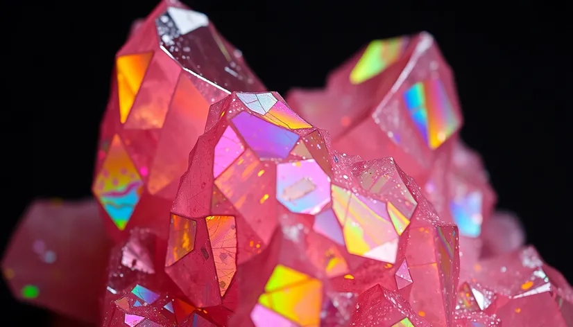 cracked prismatic crystal