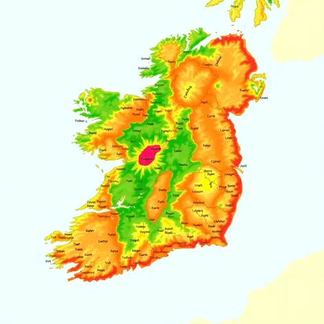 map of ireland and