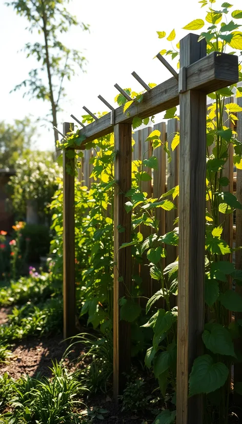 pole bean trellis