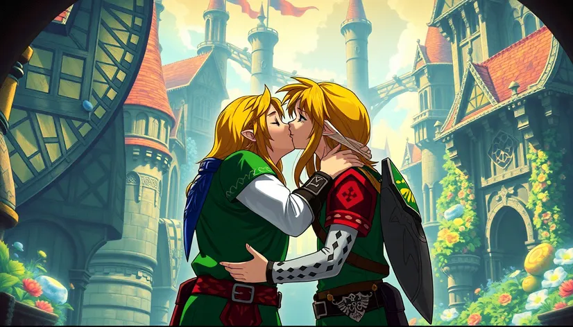 zelda kissing link