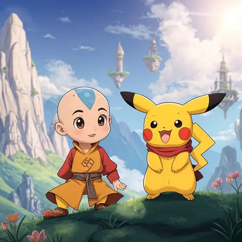 Aang pikachu