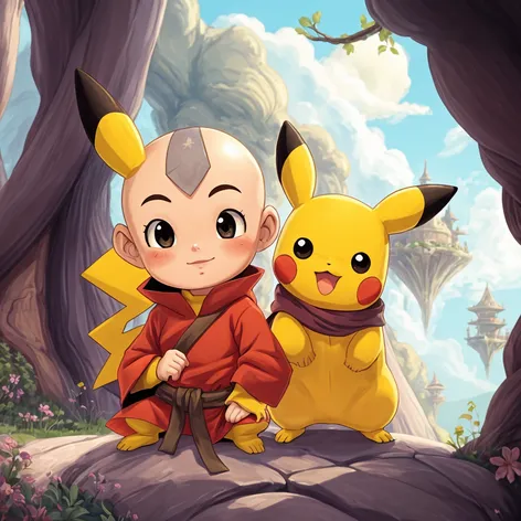 Aang pikachu