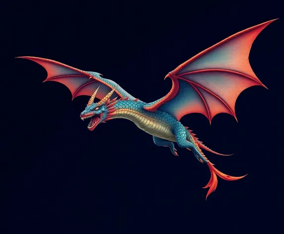 toothless flying dragon