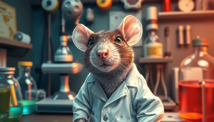 rat in a lab