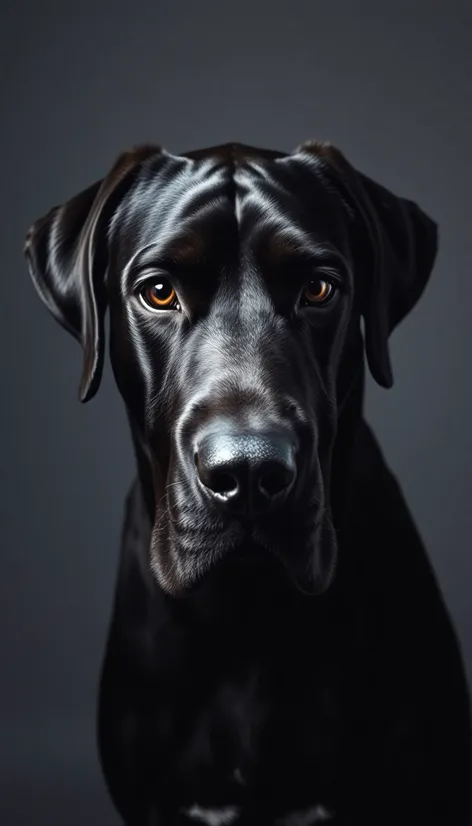 black great dane