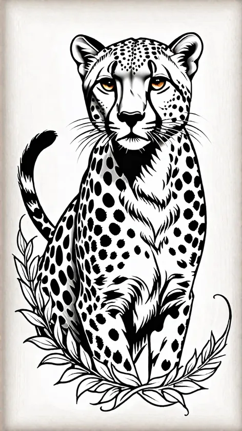 cheetah tattoo