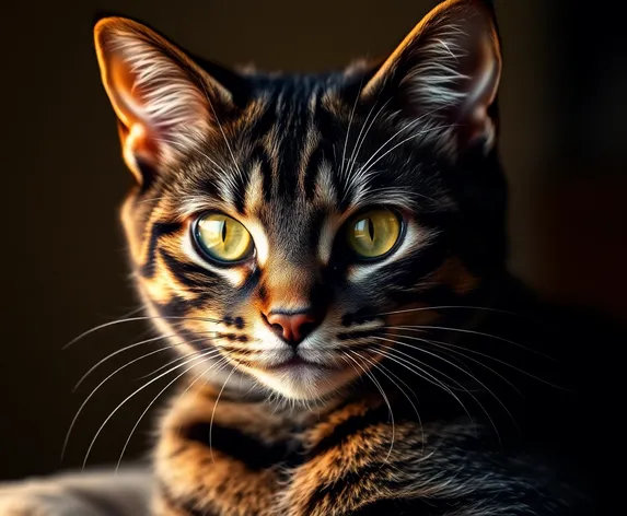 charcoal bengal cat