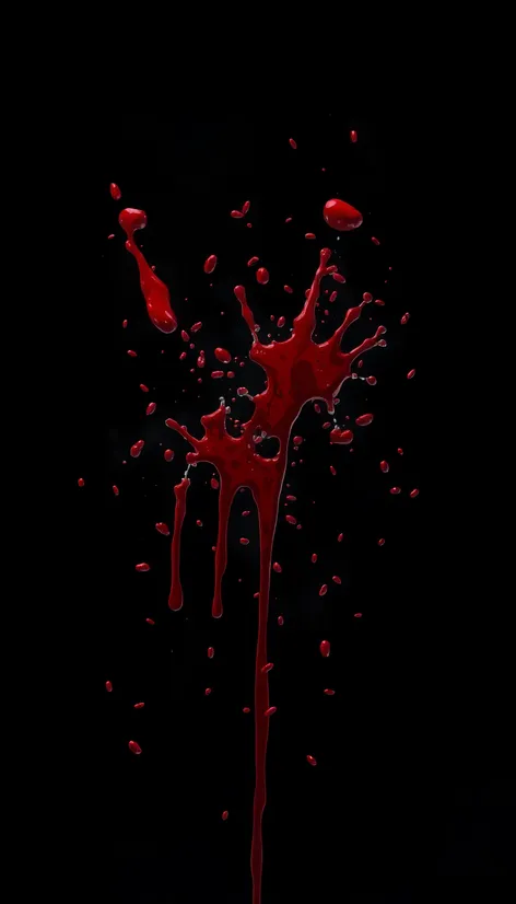 blood splatter transparent