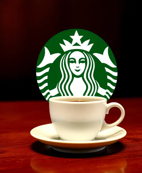 realistic starbucks logo