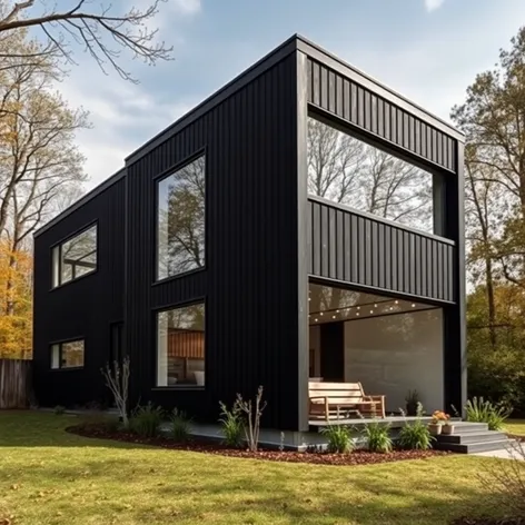 black siding