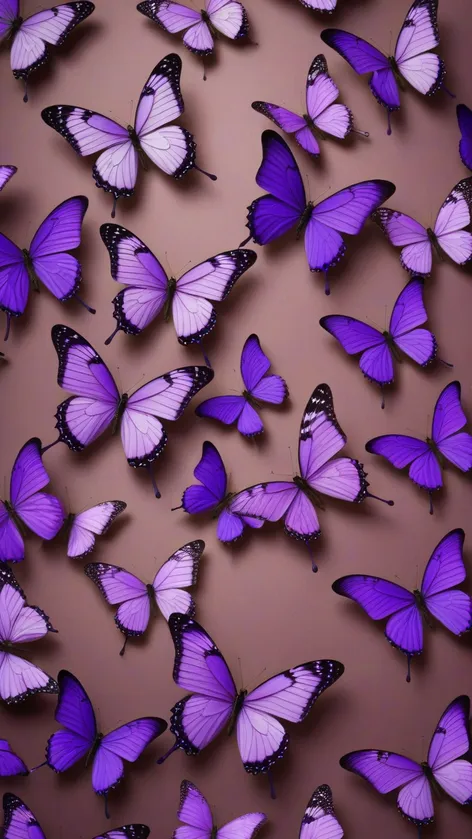 purple butterflies