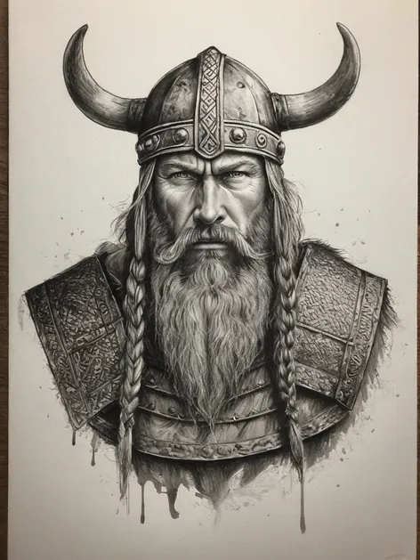 viking drawing