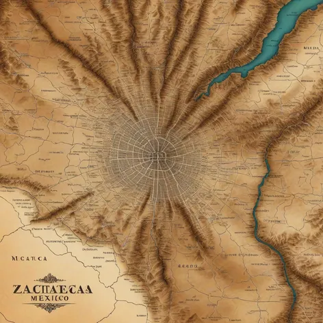 zacatecas mexico map