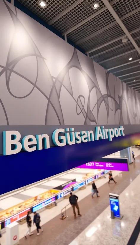 ben gurion airport sign