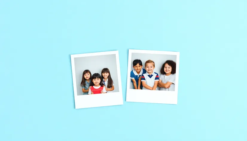 school photos packet mockup