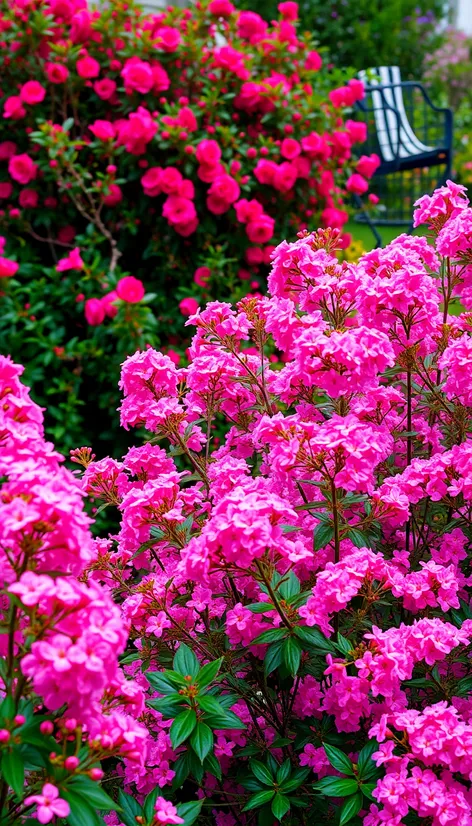 pink flowering shrubs