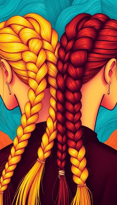 two braid hairstyles