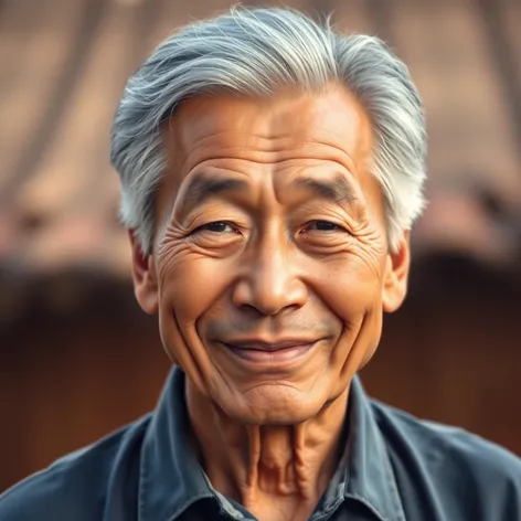 healthy asian 60 year