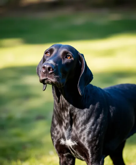 black german shorthaired pointer