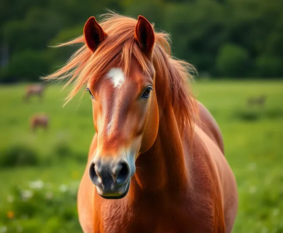 red roan horse color