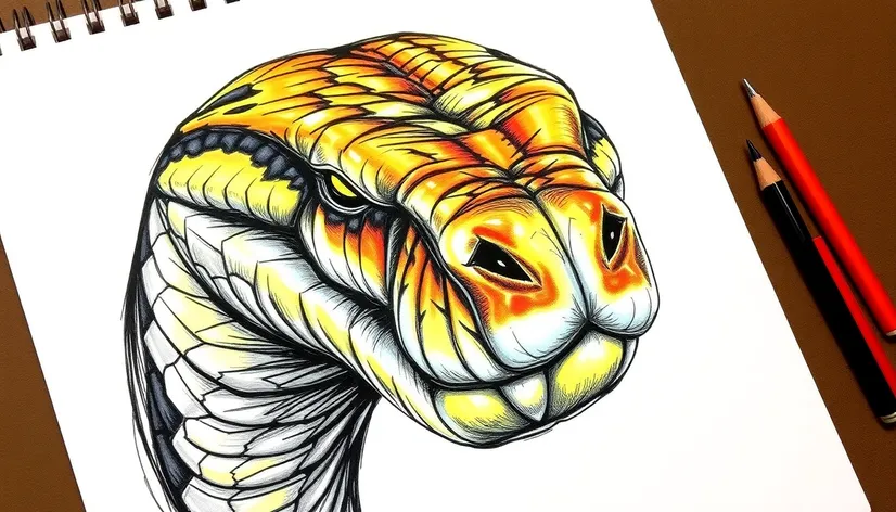 snake head sketch