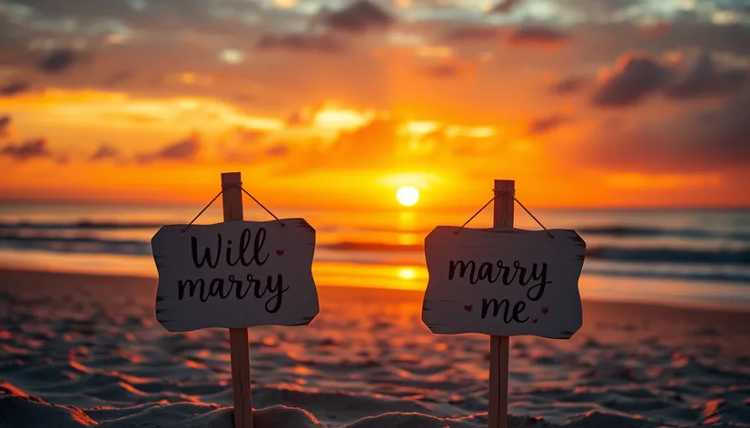 marry me signage