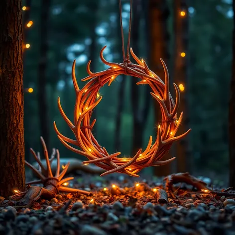 deer antler wreaths