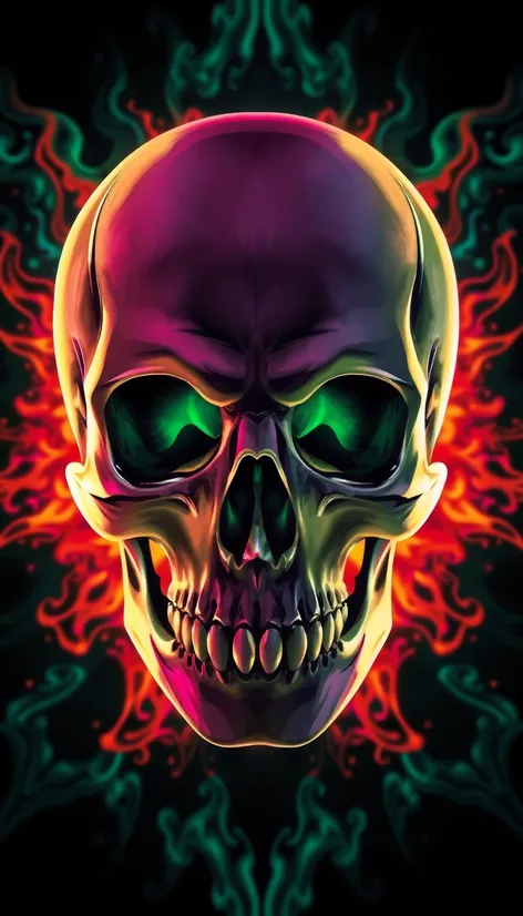 skull background