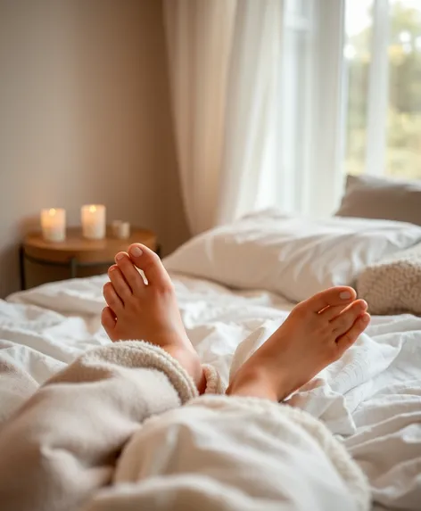 feet in bed