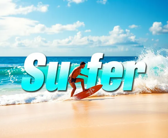 surfer text psf