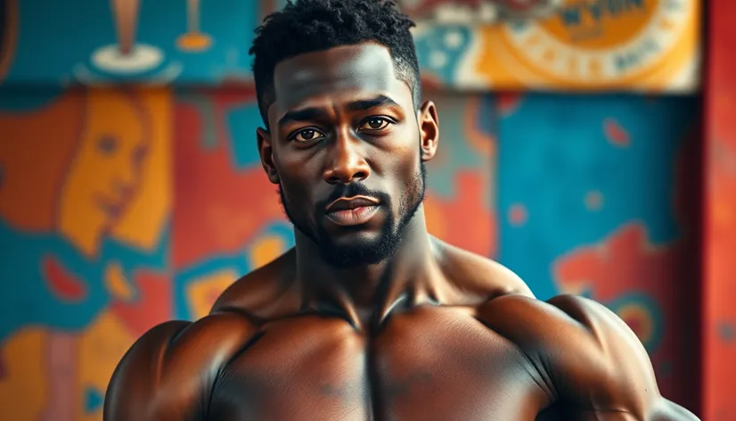 gay muscle black