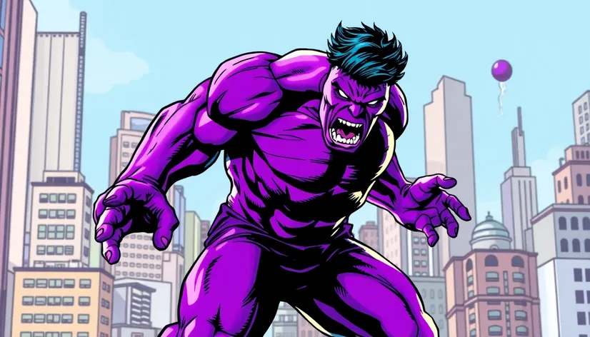 purplke hulk comic