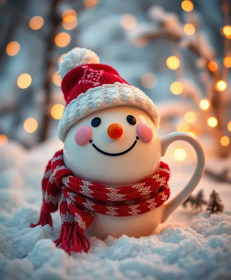 snowman mug