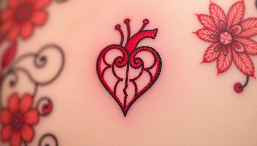 heart symbol tattoo