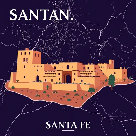 santa fe on map