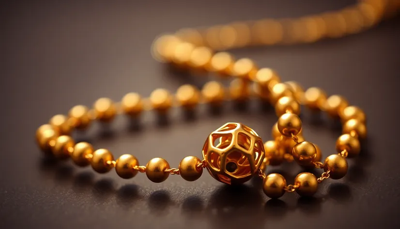 gold beads