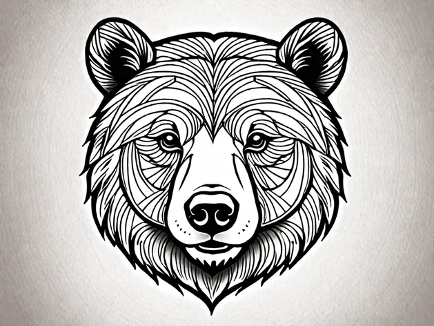 traditional bear tattoo